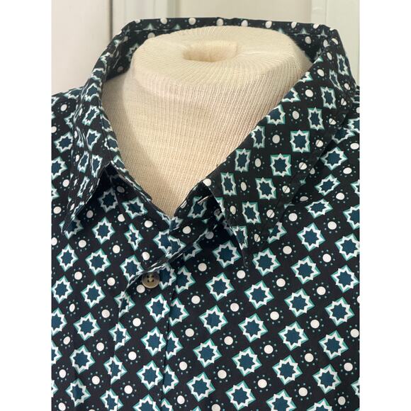 KING SIZE BUNDLE OF 2 SHORT SLEEVE BUTTON UP MENS 4XT - Picture 4 of 9